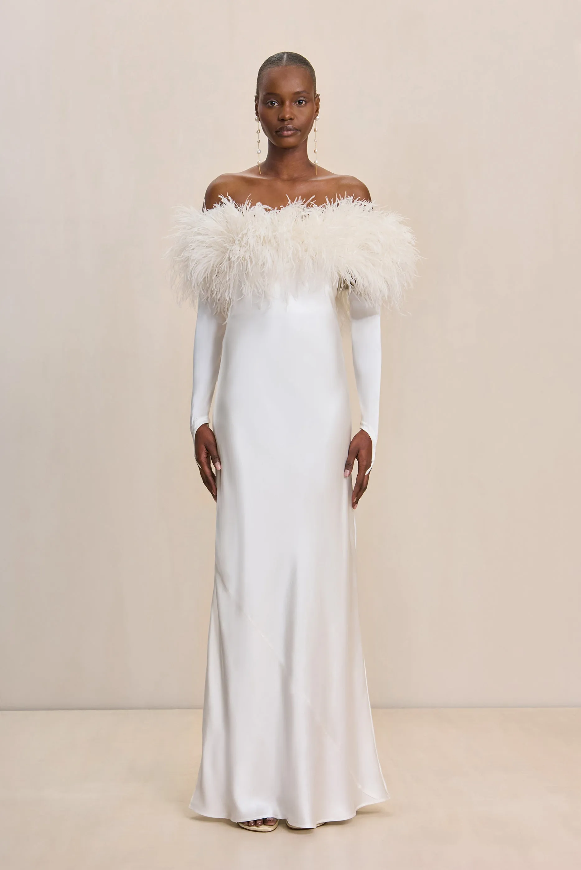 TERRA GOWN - OFF WHITE sold by Cult Gaia