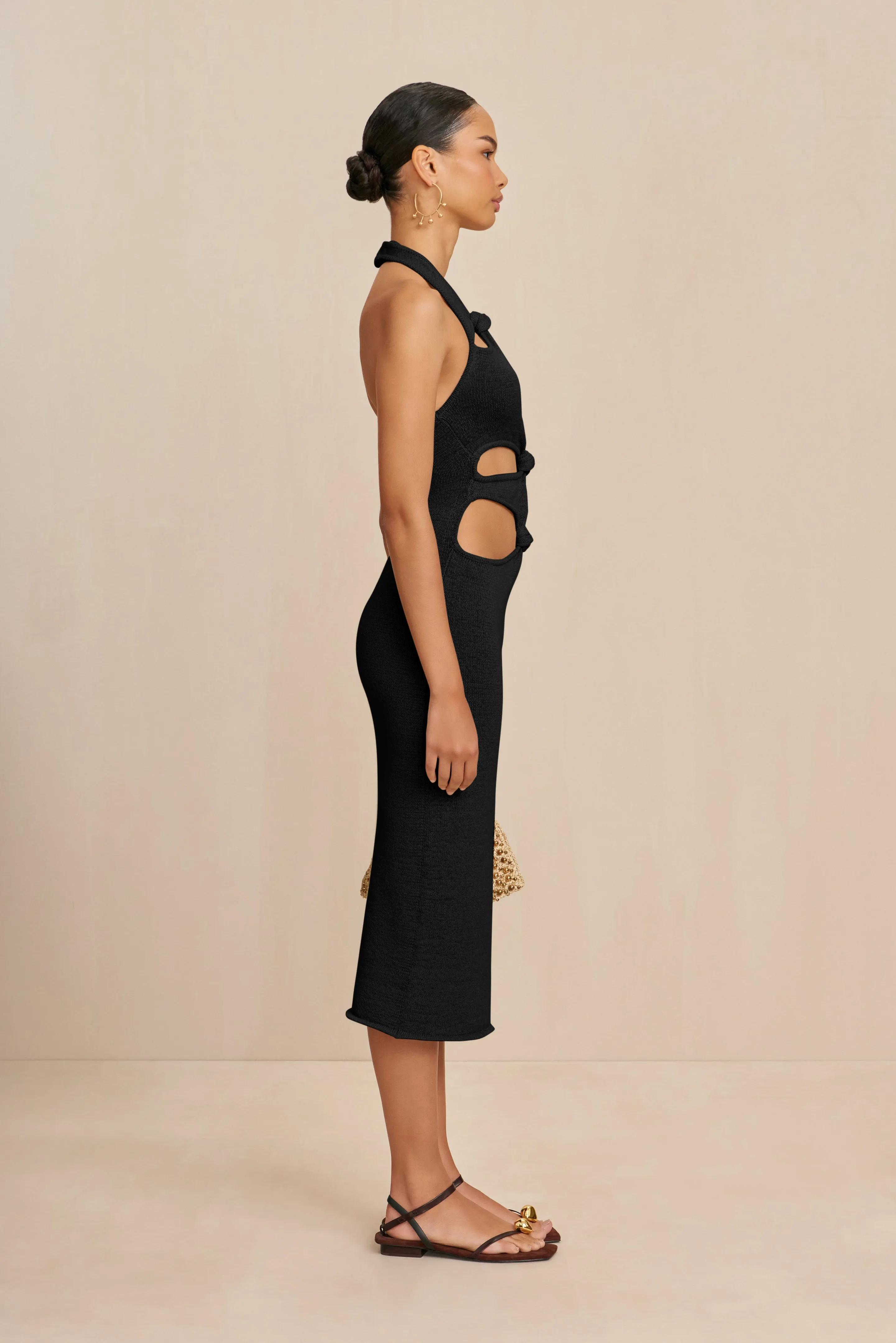 ALAINA KNIT DRESS - BLACK sold by Cult Gaia product image thumbnail 4