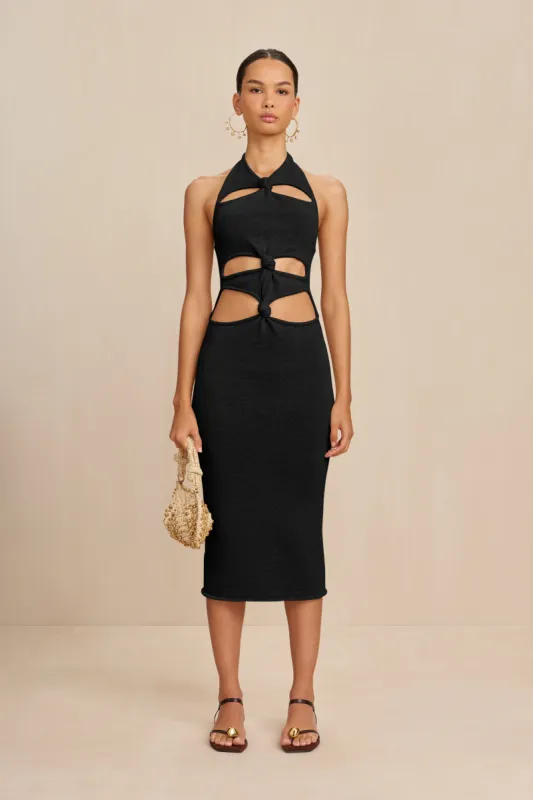 ALAINA KNIT DRESS - BLACK sold by Cult Gaia