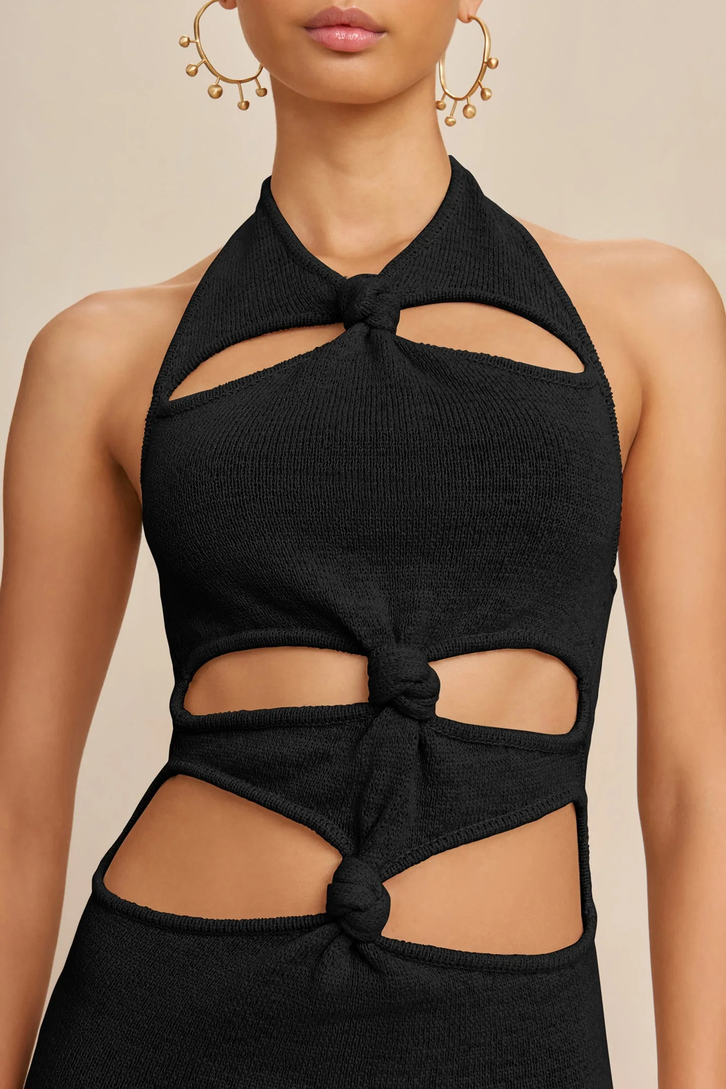 ALAINA KNIT DRESS - BLACK sold by Cult Gaia product image thumbnail 2