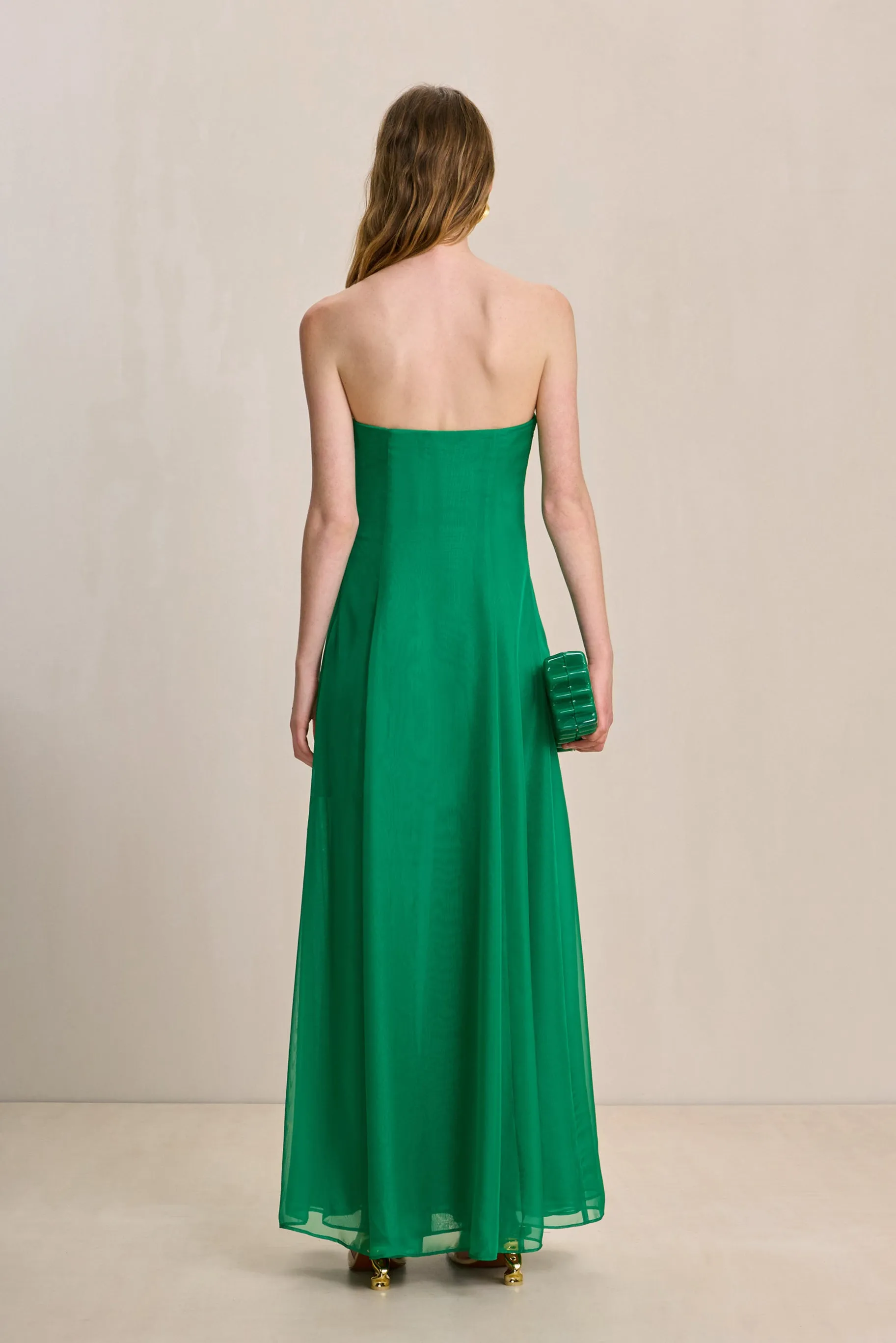 MISA GOWN - MALACHITE sold by Cult Gaia product image thumbnail 5