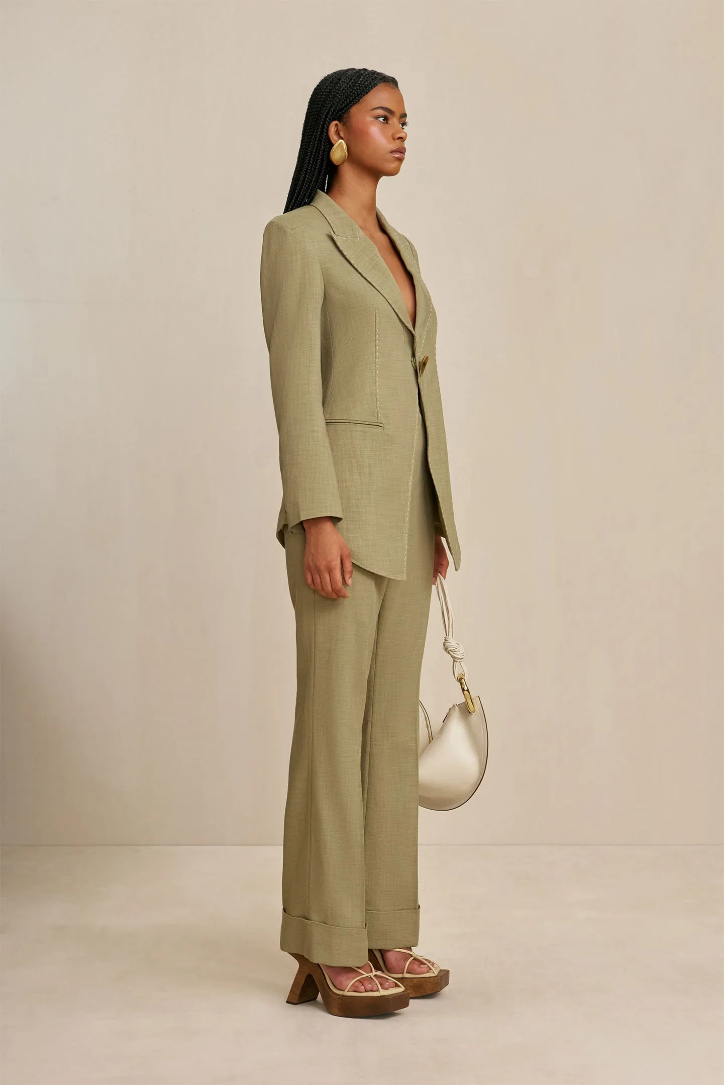 WANYE BLAZER - TEA sold by Cult Gaia product image thumbnail 3