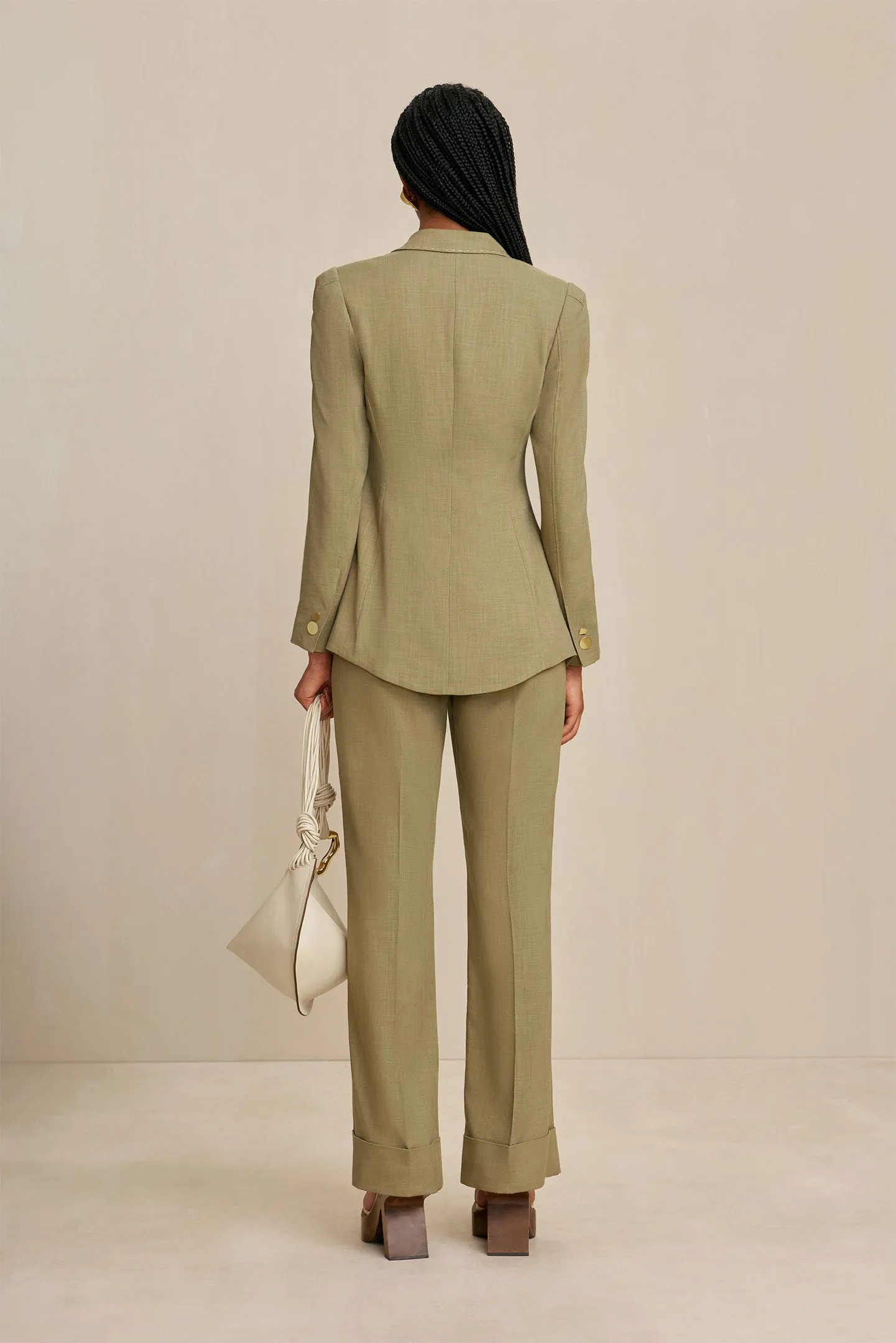 WANYE BLAZER - TEA sold by Cult Gaia product image thumbnail 4