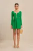 DENISSE KNIT SKIRT - MALACHITE sold by cult gaia