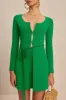 DENISSE KNIT SKIRT - MALACHITE sold by cult gaia