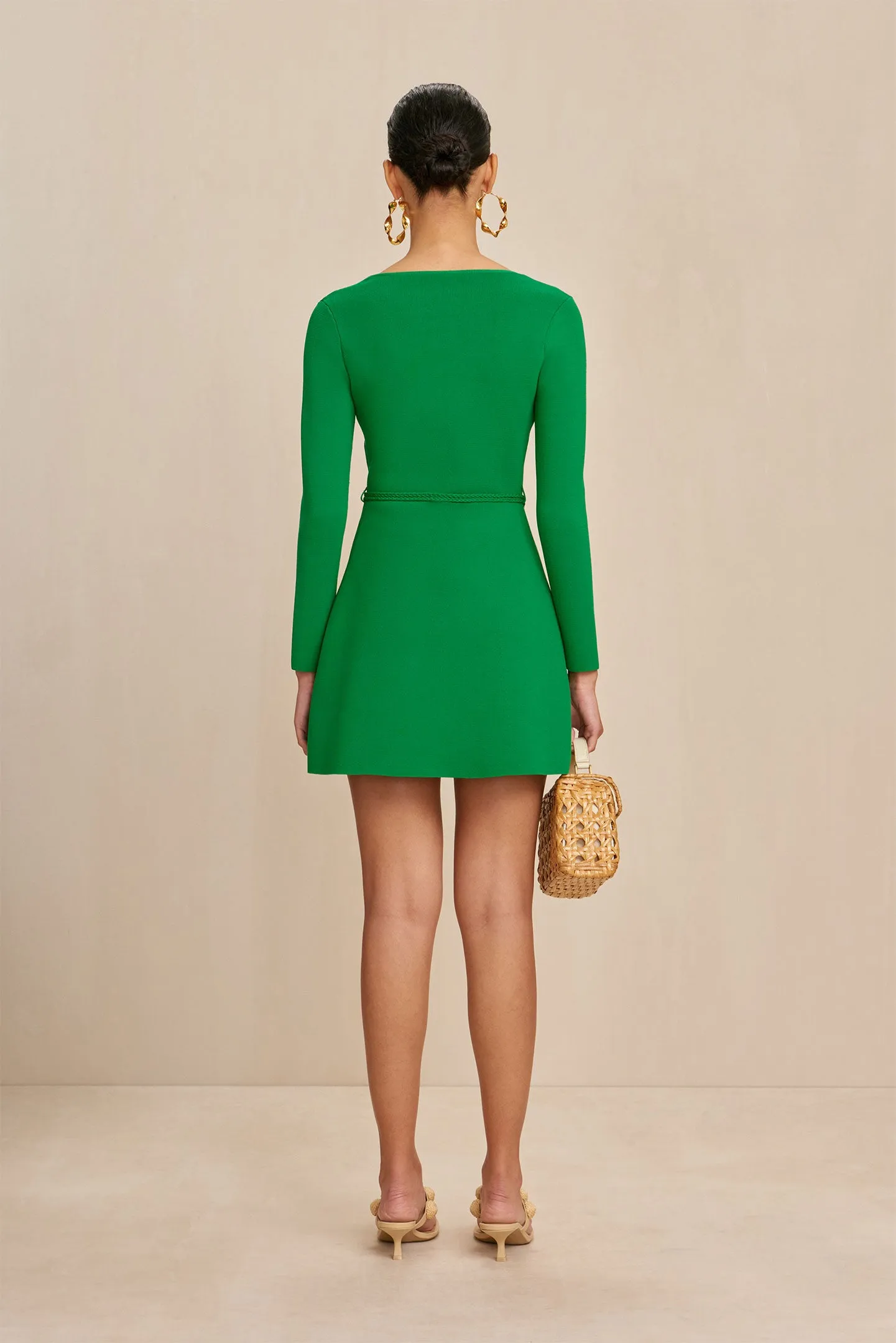 DENISSE KNIT SKIRT - MALACHITE sold by Cult Gaia product image thumbnail 4