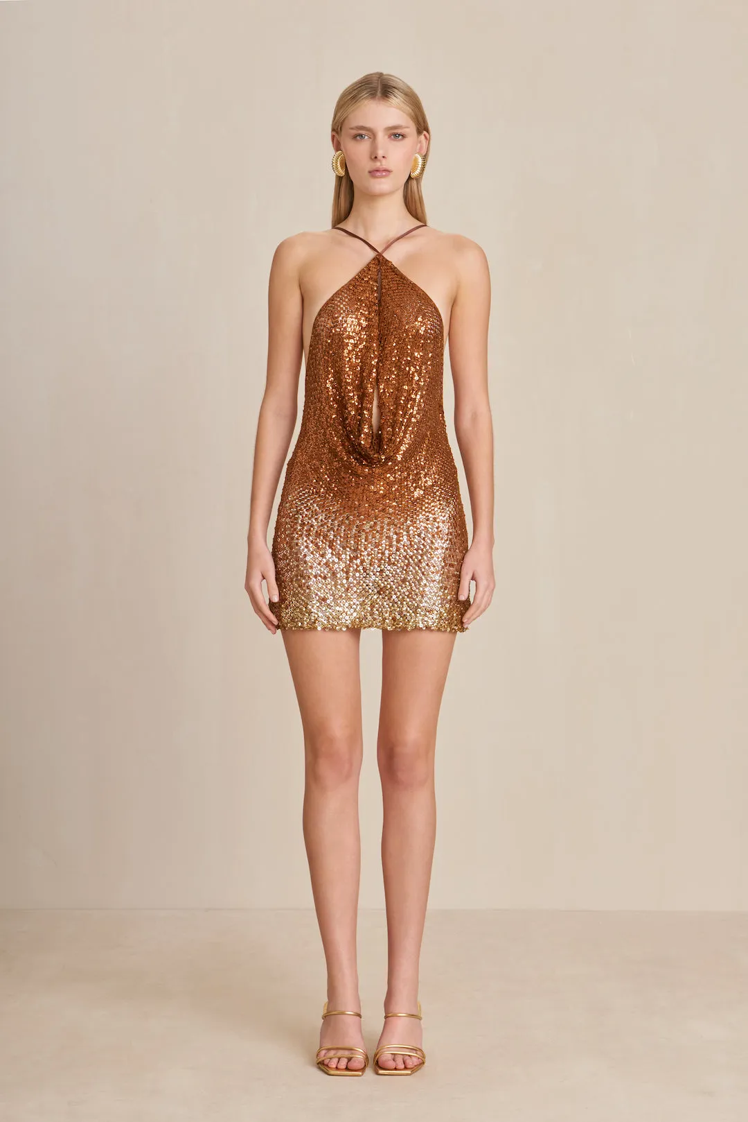 ROSITA DRESS - AFFOGATO OMBRE sold by Cult Gaia product image thumbnail 3