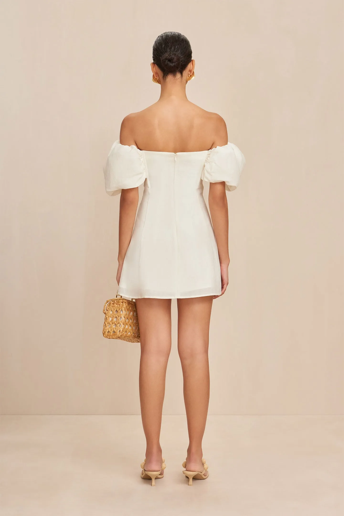 LISSETT DRESS - OFF WHITE sold by cult gaia product image thumbnail 5