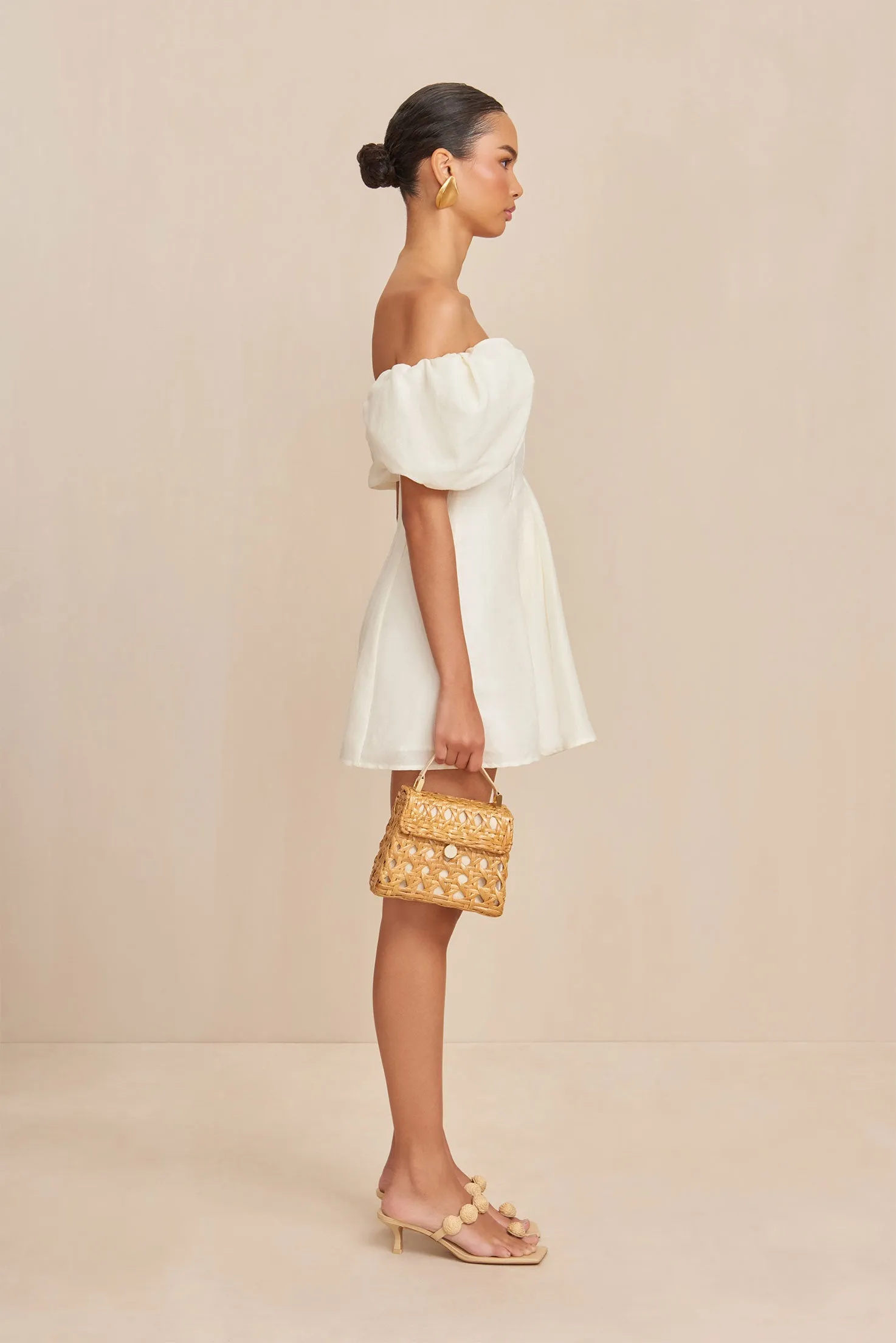 LISSETT DRESS - OFF WHITE sold by cult gaia product image thumbnail 3