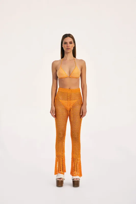 IRIEL CROCHET PANTS - APRICOT sold by cult gaia