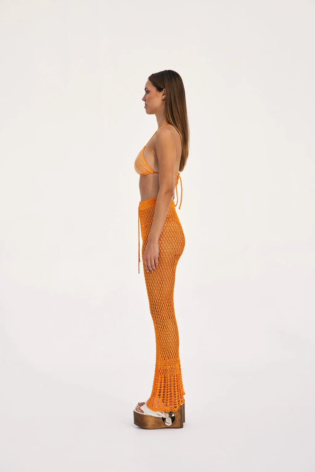 IRIEL CROCHET PANTS - APRICOT sold by cult gaia product image thumbnail 2