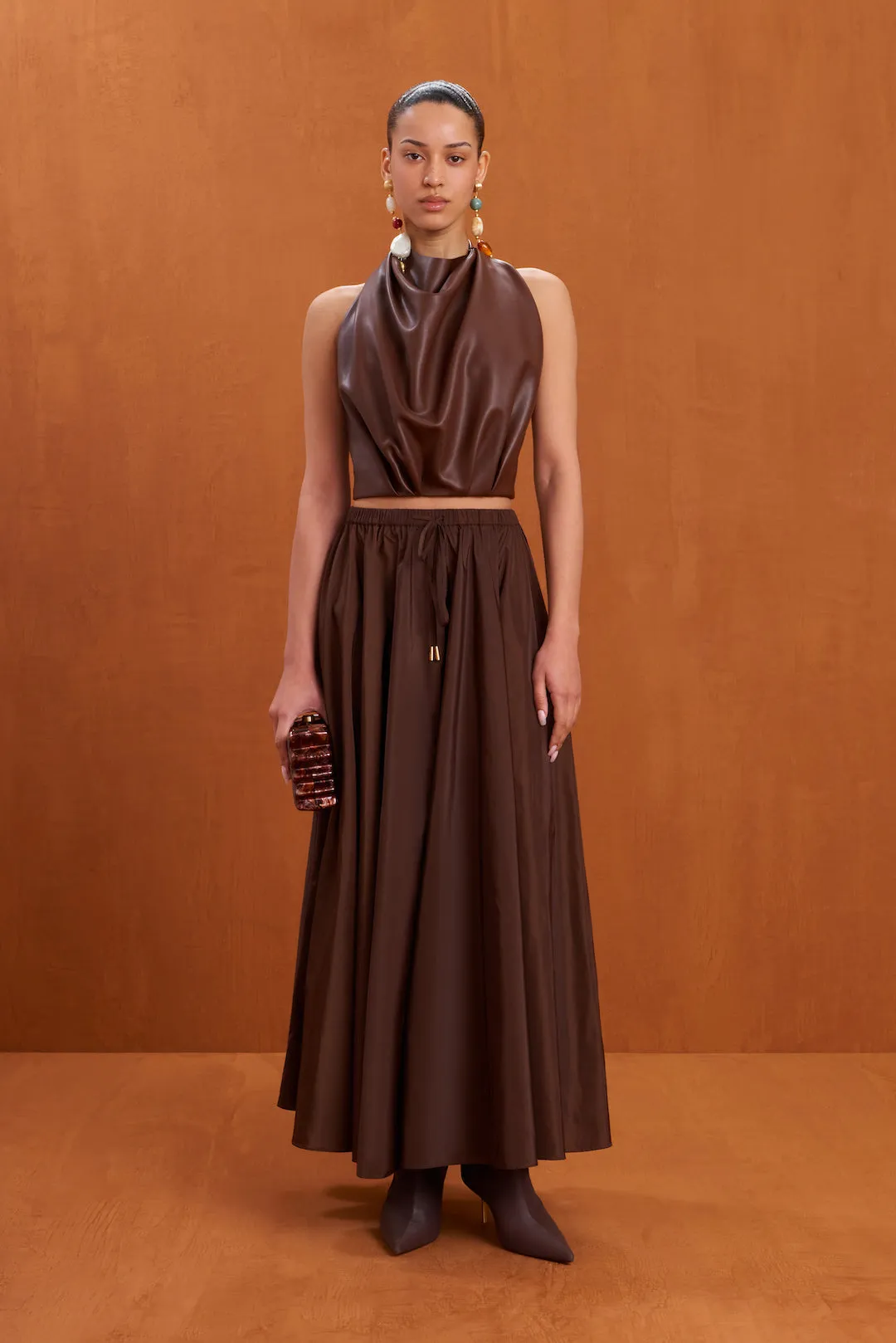 ROSALEE SKIRT - JAVA sold by Cult Gaia