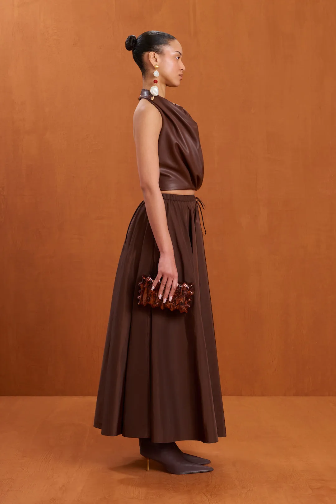 ROSALEE SKIRT - JAVA sold by Cult Gaia product image thumbnail 5