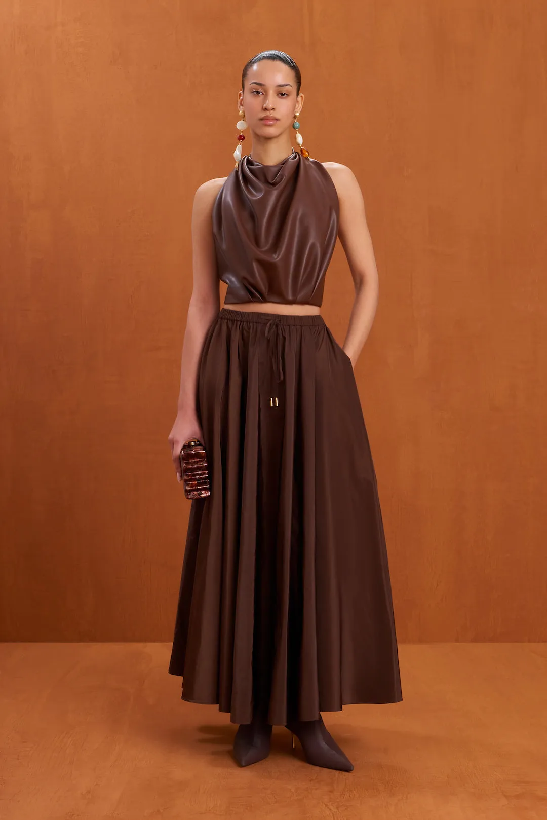 ROSALEE SKIRT - JAVA sold by Cult Gaia product image thumbnail 3