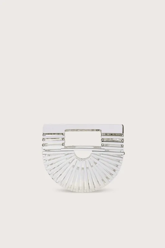GAIA`S ARK NANO CROSSBODY BAG - SHINY SILVER sold by cult gaia
