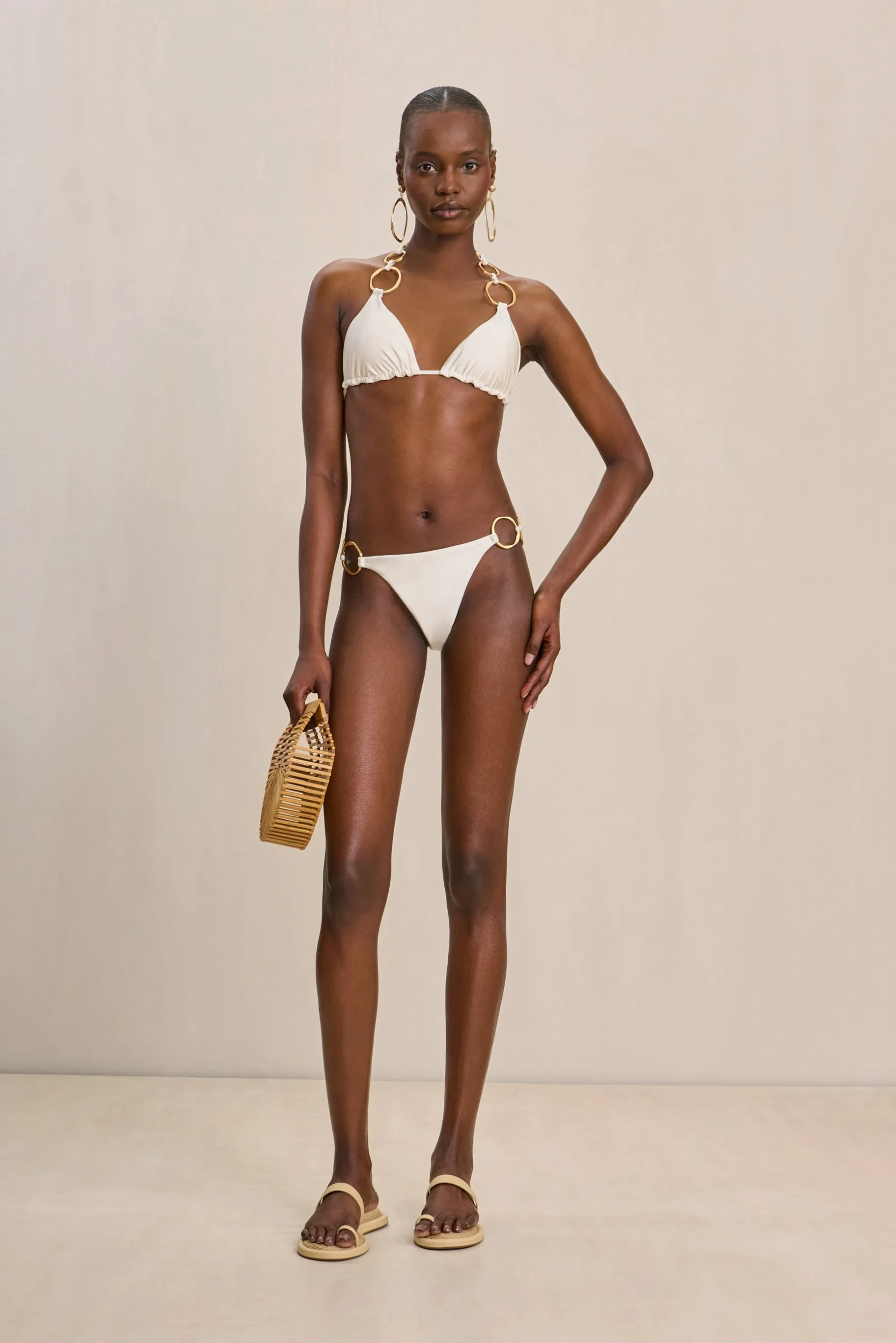 ZOEY BIKINI BOTTOM - OFF WHITE sold by Cult Gaia
