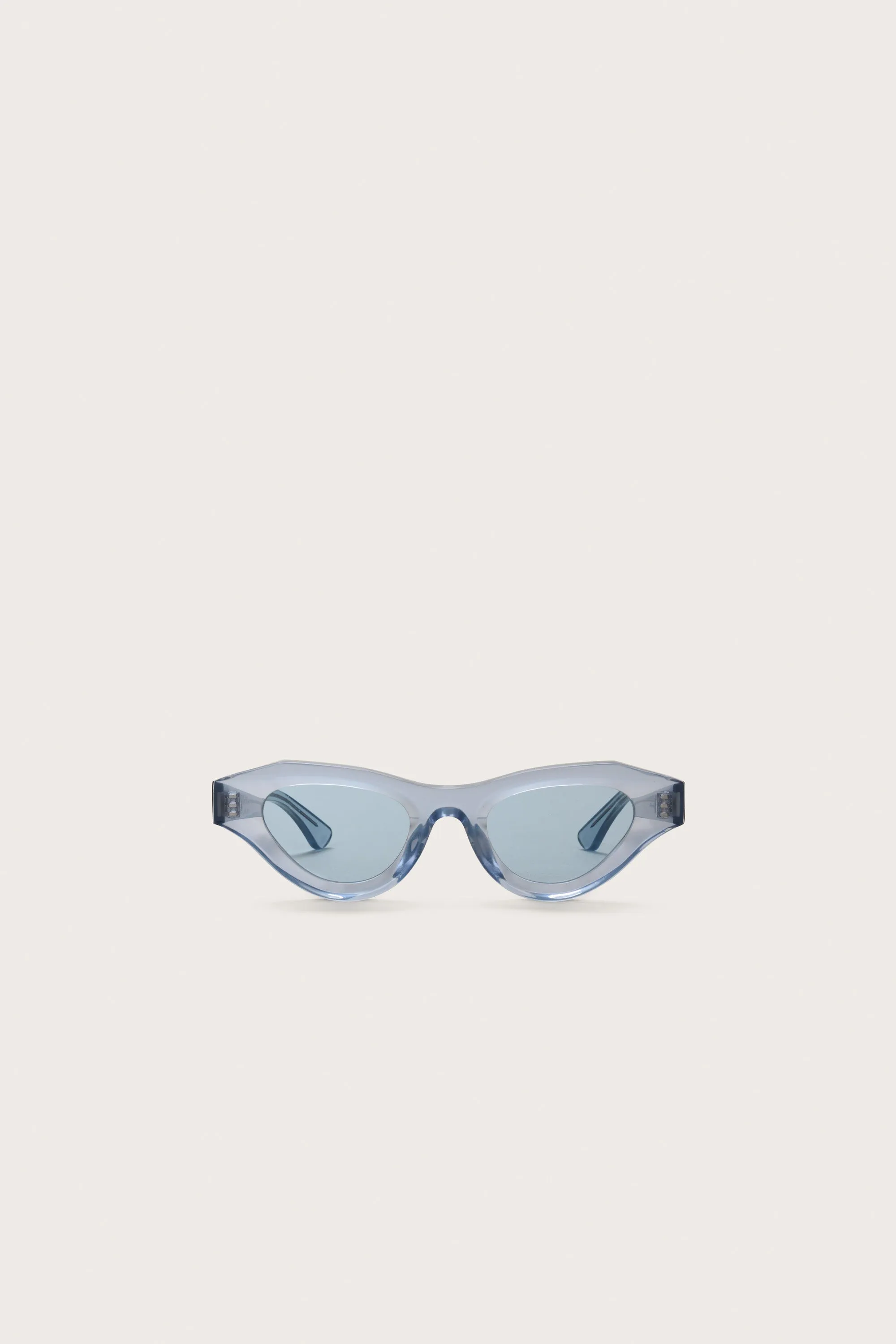 JAYA SUNNIES - TRANSLUCENT LIGHT BLUE sold by Cult Gaia