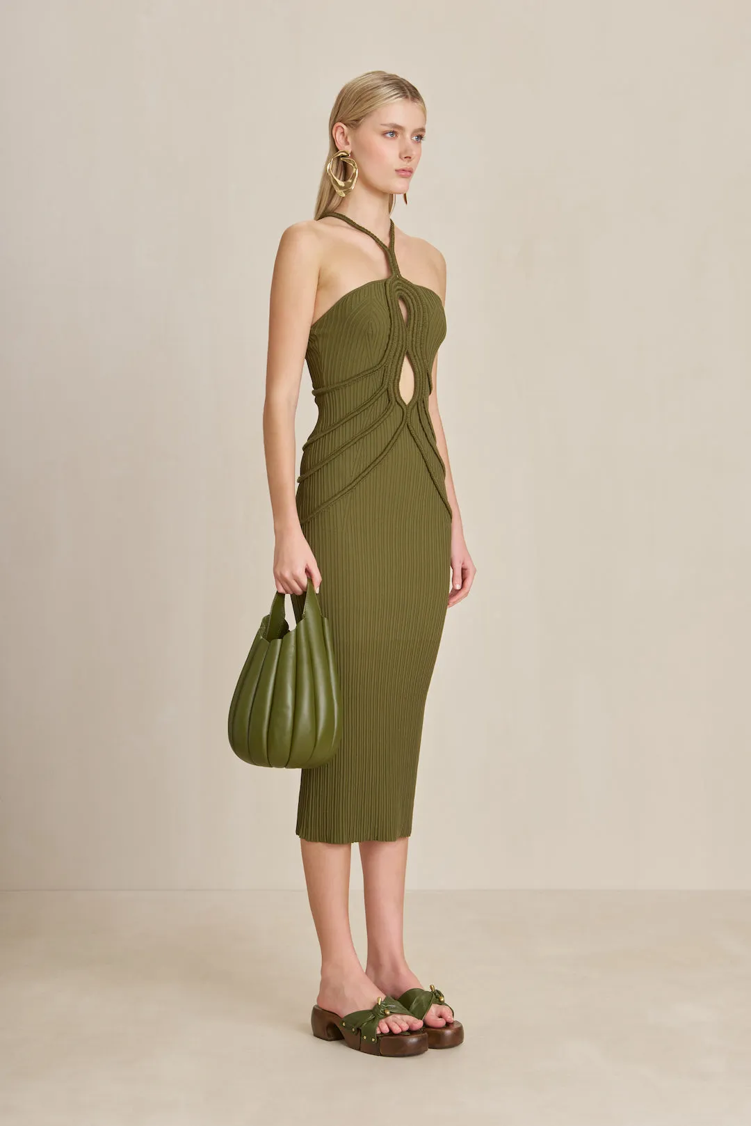 AVERY KNIT DRESS - SERPENT sold by Cult Gaia product image thumbnail 3