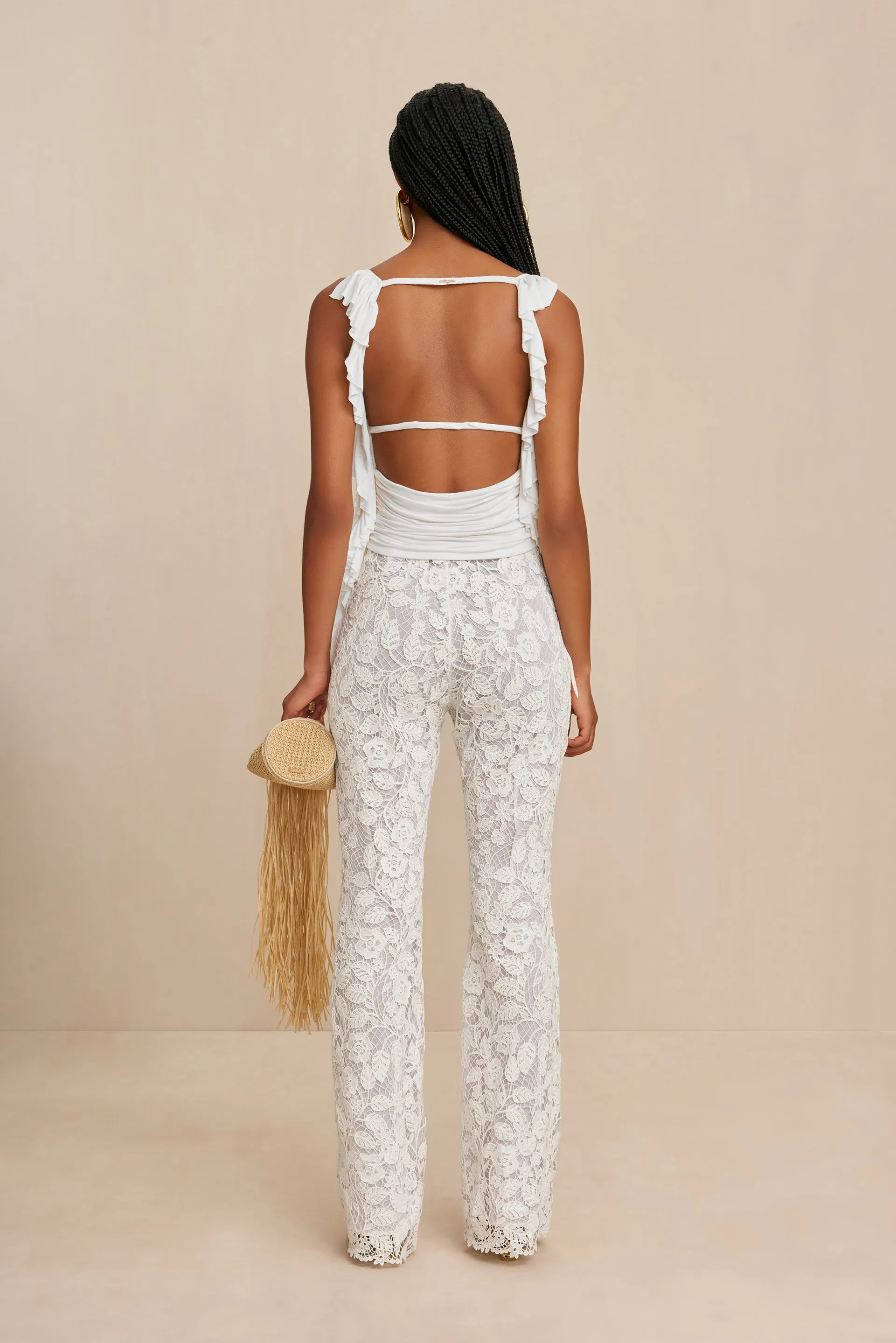 KACI PANT - OFF WHITE sold by cult gaia product image thumbnail 4