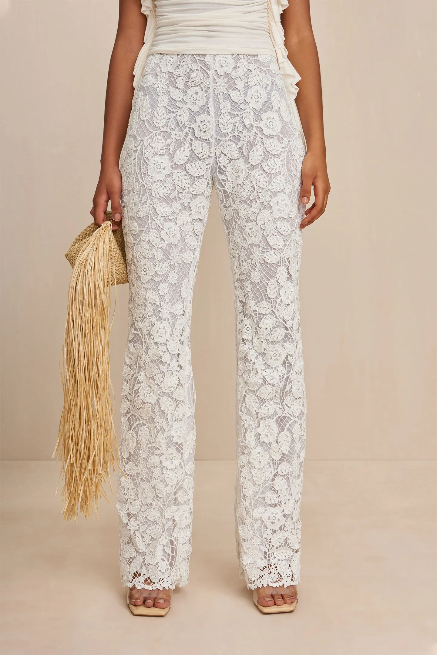 KACI PANT - OFF WHITE sold by cult gaia product image thumbnail 2