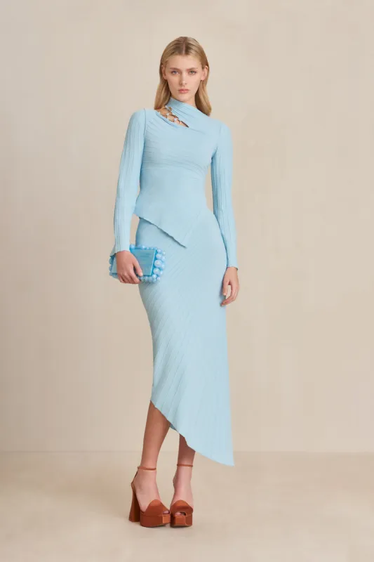 EWEN KNIT SKIRT - HYDRANGEA sold by cult gaia