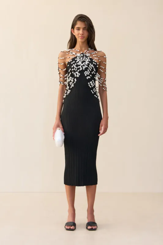 CECELIA KNIT DRESS - BLACK sold by Cult Gaia