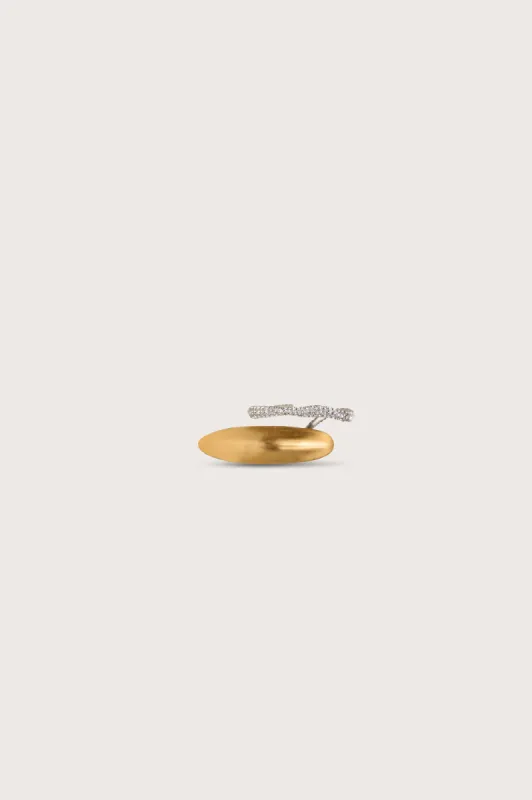 FIORE RING - BRUSHED BRASS sold by Cult Gaia