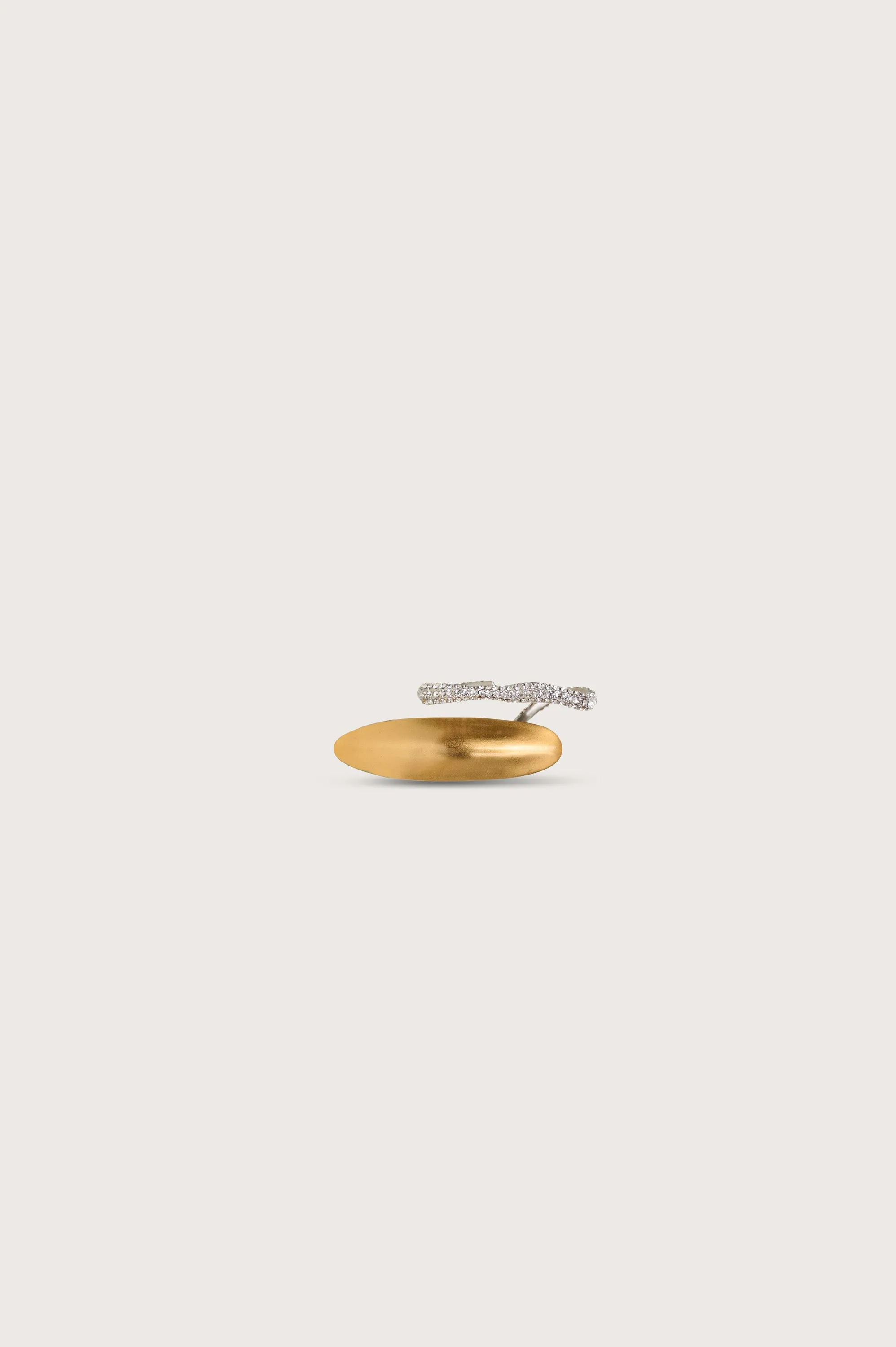 FIORE RING - BRUSHED BRASS sold by Cult Gaia