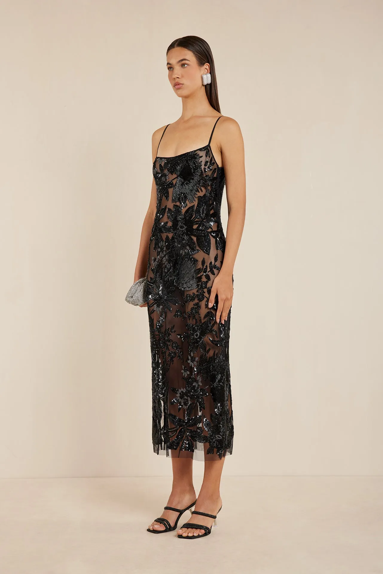 KENNEDY GOWN - BLACK sold by cult gaia product image thumbnail 2
