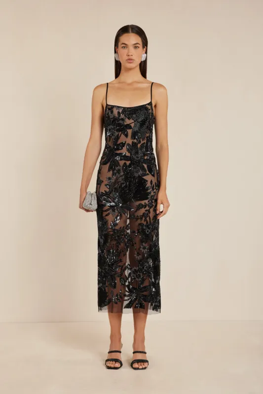 KENNEDY GOWN - BLACK made by cult gaia
