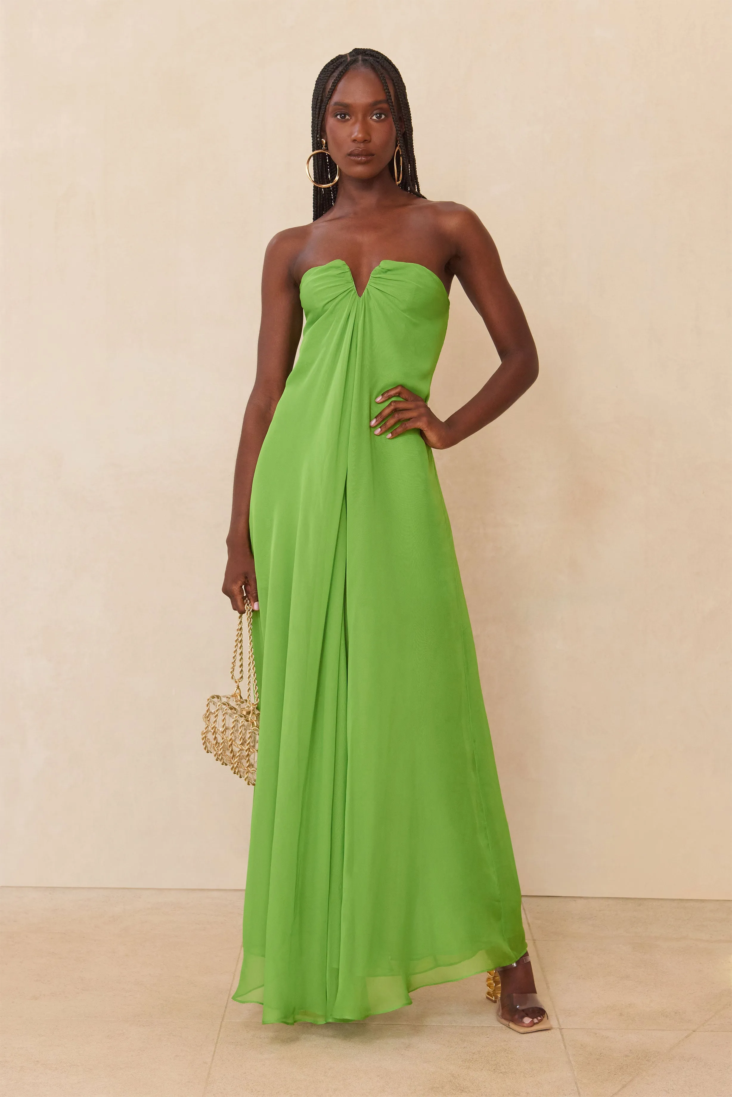 JANELLE GOWN - FERN sold by cult gaia