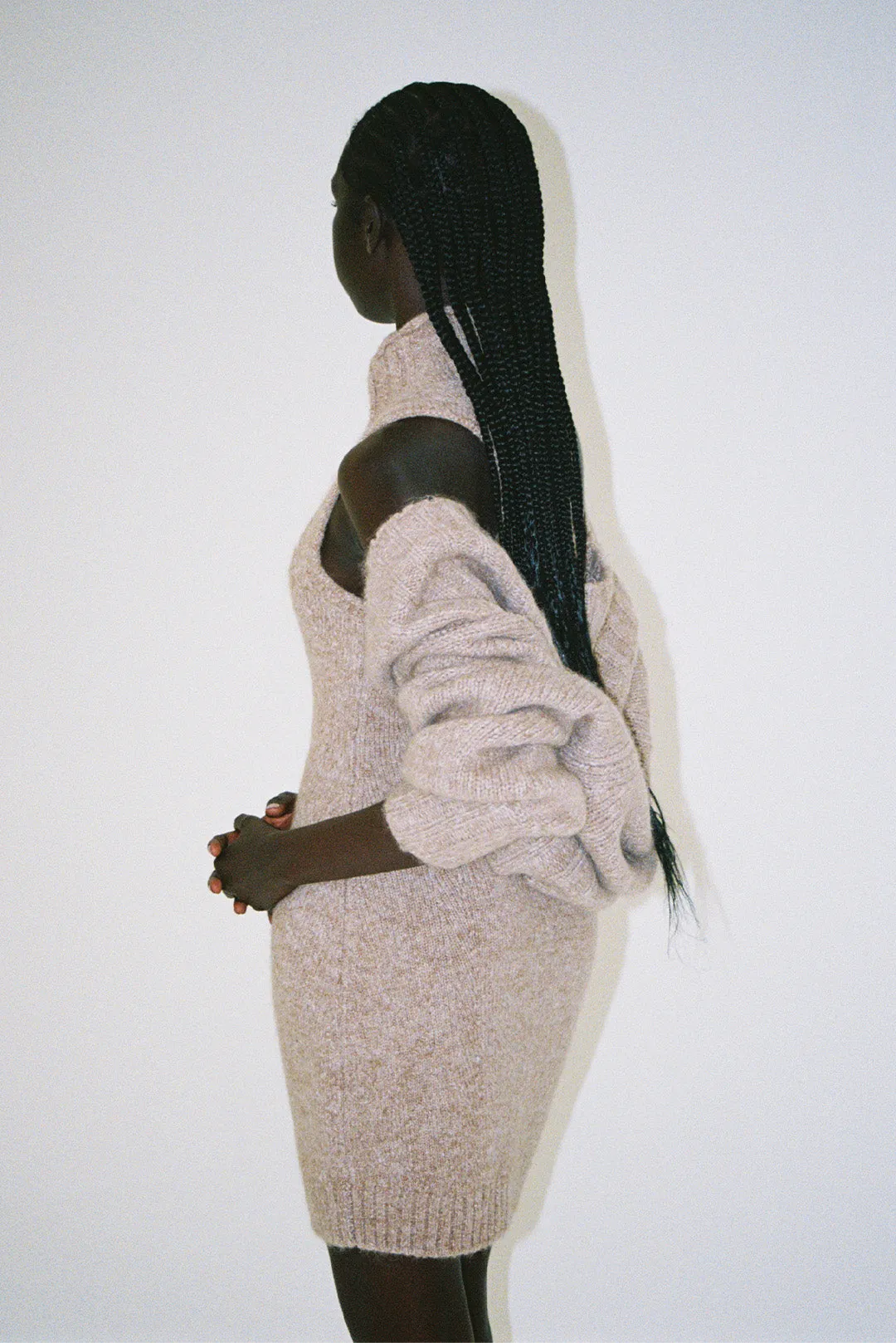 CORDELIE KNIT DRESS - BEACH MELANGE sold by Cult Gaia product image thumbnail 2