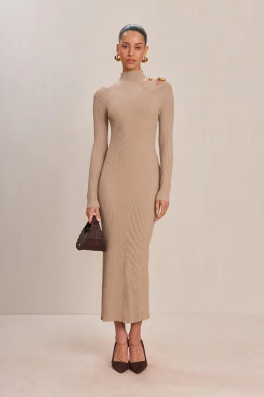 ALYSSA KNIT DRESS - FOG sold by cult gaia