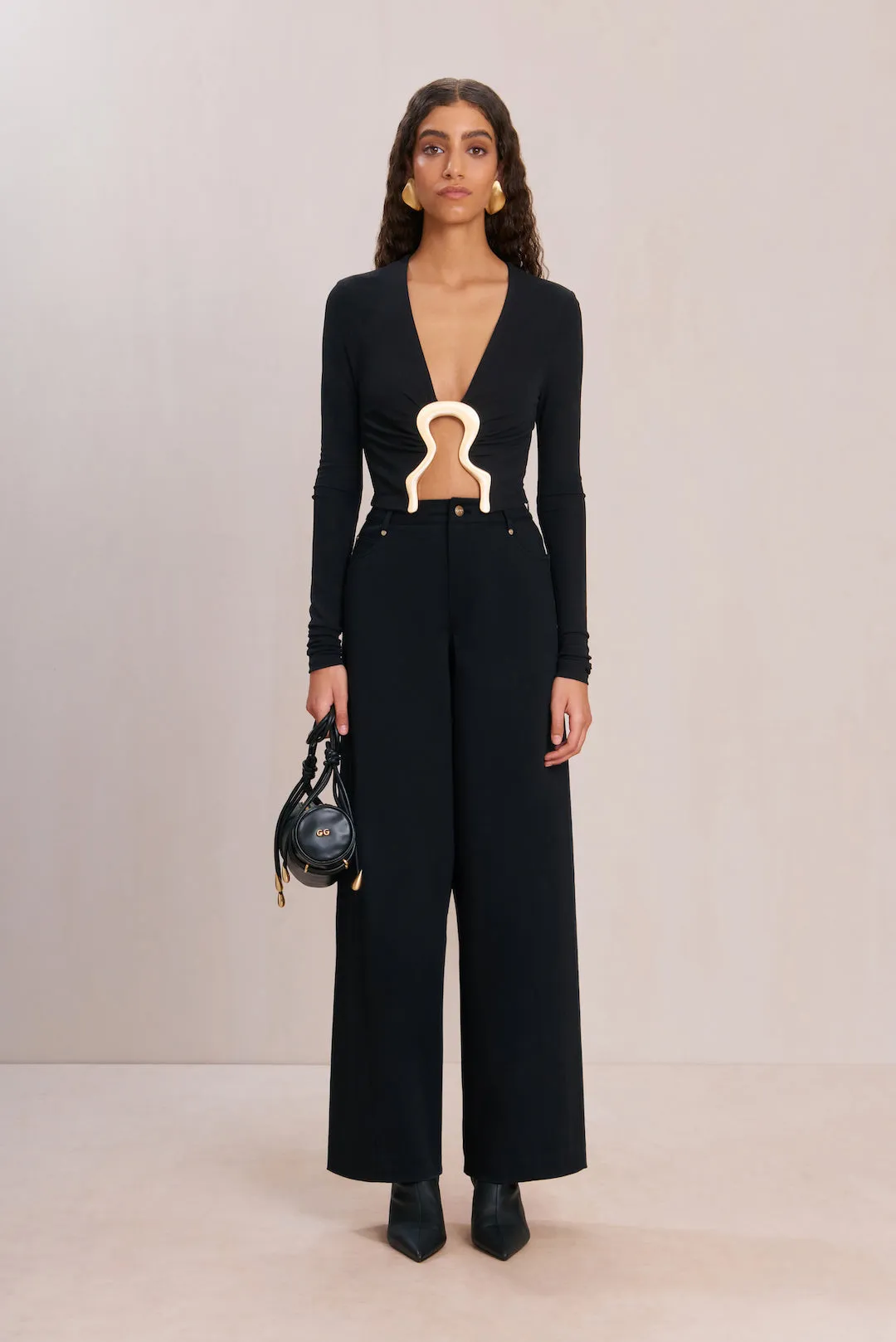 ADOREA PANT - BLACK sold by Cult Gaia