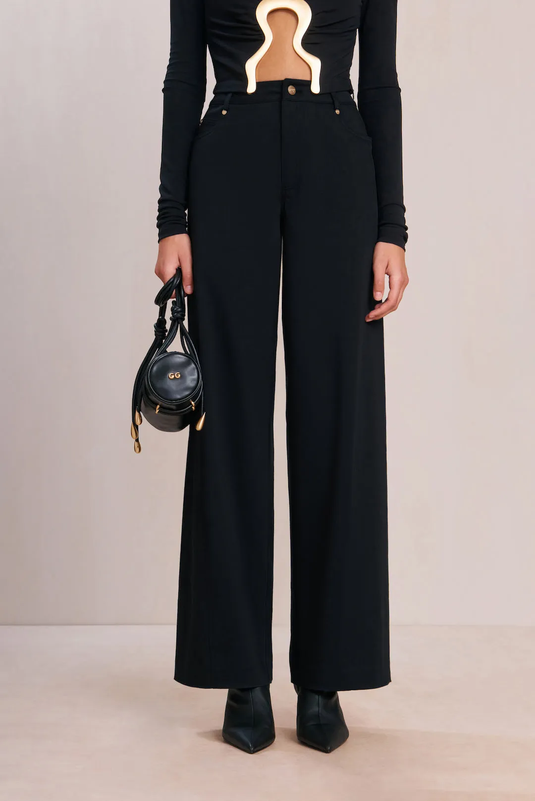 ADOREA PANT - BLACK sold by Cult Gaia product image thumbnail 2