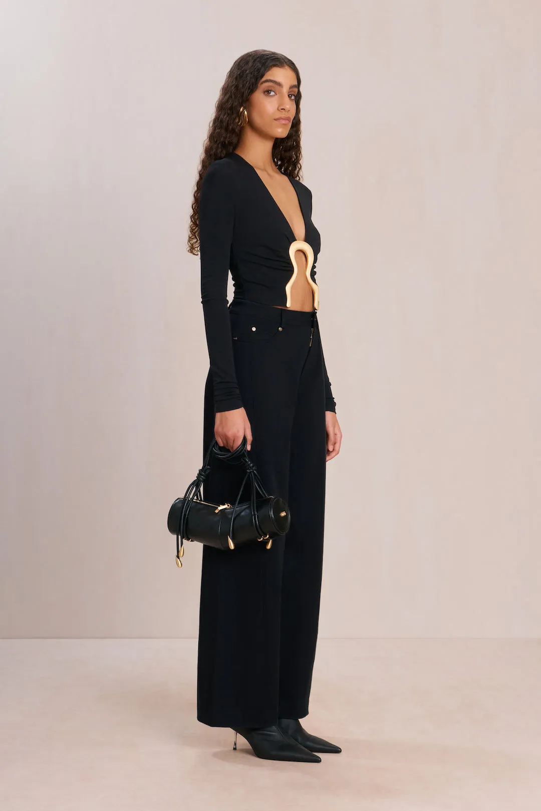 ADOREA PANT - BLACK sold by Cult Gaia product image thumbnail 5