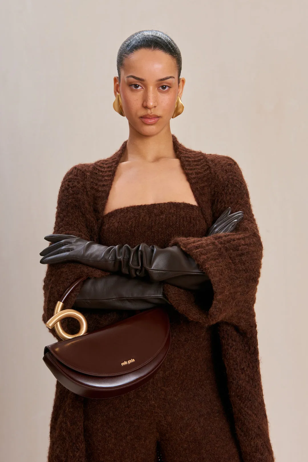 ZYA GLOVE - ESPRESSO sold by Cult Gaia product image thumbnail 4