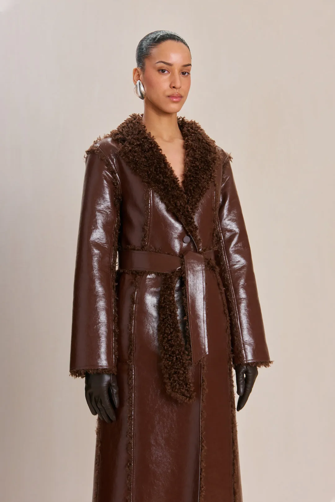 TILI COAT - JAVA sold by Cult Gaia product image thumbnail 4