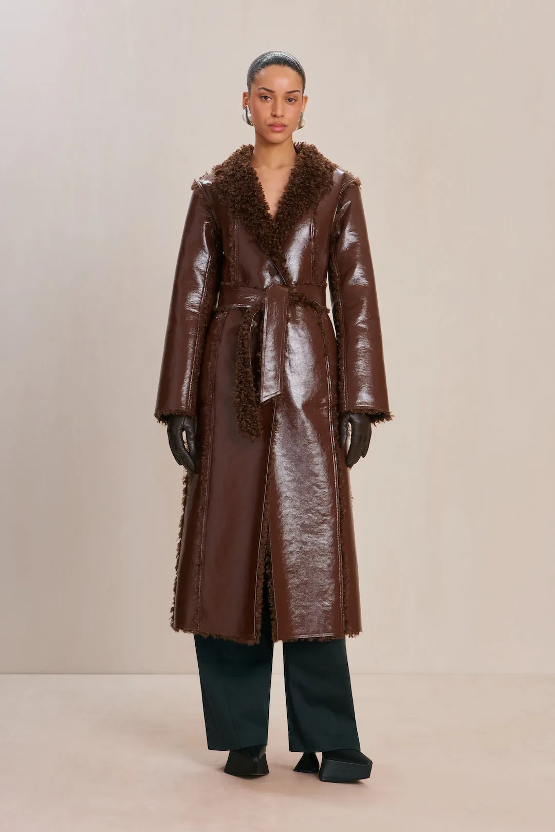 TILI COAT - JAVA sold by Cult Gaia