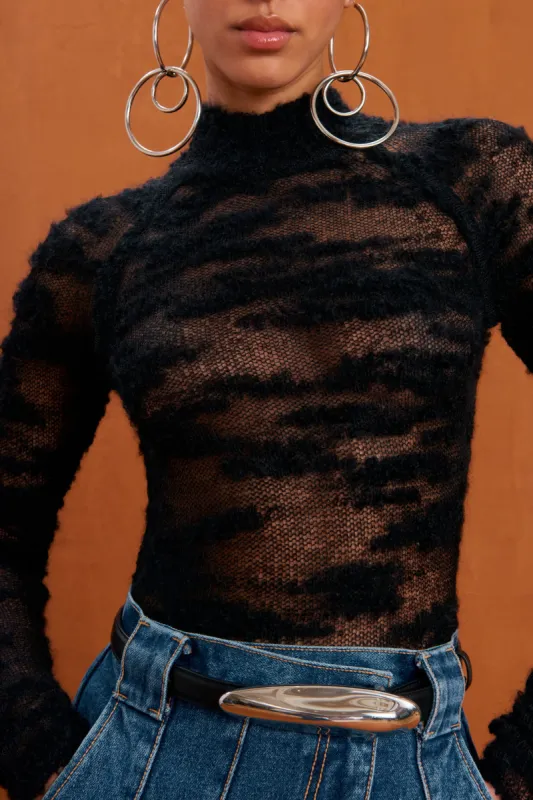 SIMA SWEATER - BLACK sold by Cult Gaia