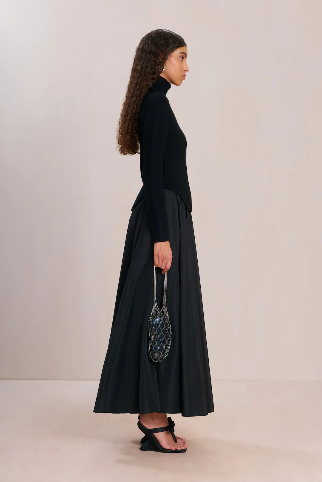 ROSALEE SKIRT - BLACK sold by Cult Gaia product image thumbnail 3