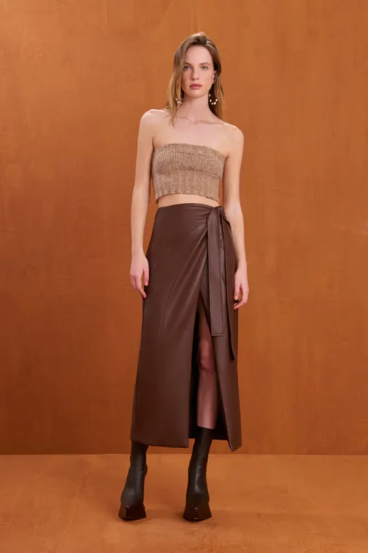 KYARAH SKIRT - JAVA sold by Cult Gaia