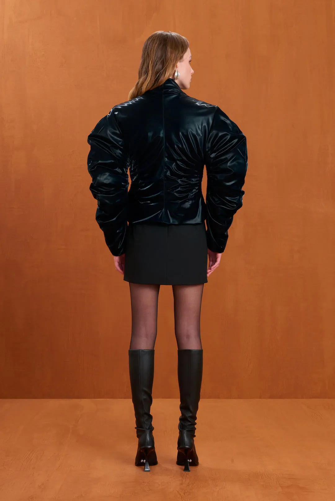 EVANDER JACKET - FOREST GREEN sold by Cult Gaia product image thumbnail 5