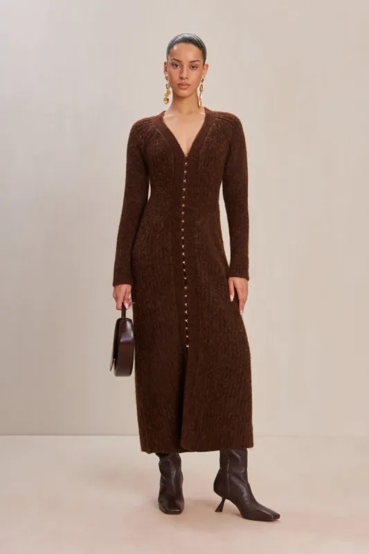 BESSIANA KNIT DRESS - JAVA sold by cult gaia