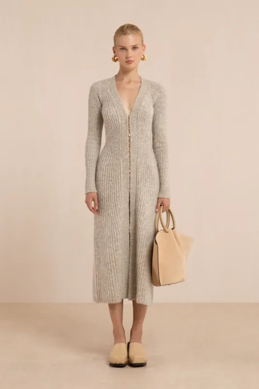 BESSIANA KNIT DRESS - FOG sold by cult gaia