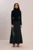 BELLE KNIT TURTLENECK - BLACK sold by Cult Gaia