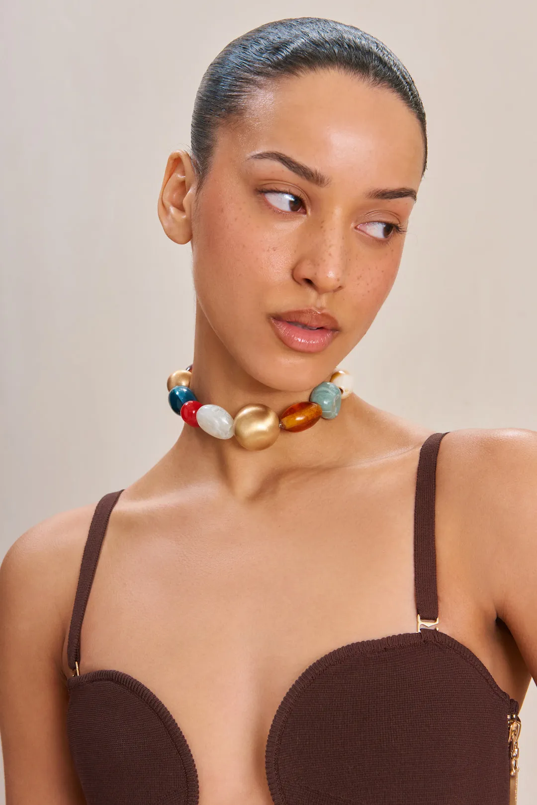 MERCIER CHOKER - BAUBLE MULTI sold by cult gaia product image thumbnail 2