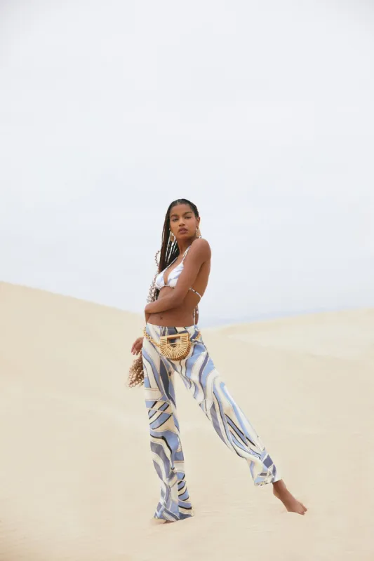 KERSTI PANT - BLUE WAVE sold by cult gaia