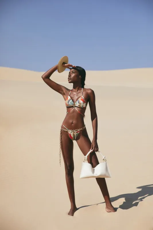 LIZA BIKINI BOTTOM - LIGHT LAVA sold by Cult Gaia