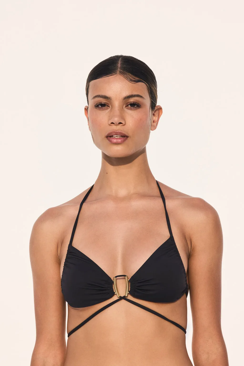 LIZA BIKINI TOP - BLACK sold by cult gaia product image thumbnail 2